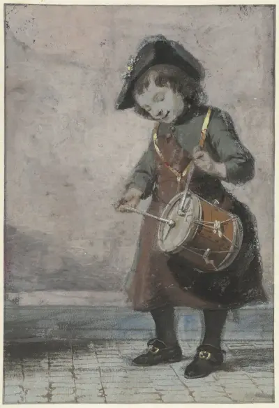 Trommelende jongen, Cornelis Troost