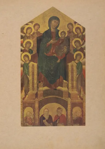 Cimabue, Madonna col Bambino, angeli e santi, Corrado Ricci