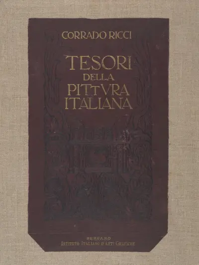 Tesori della pittura italiana – cover, Corrado Ricci