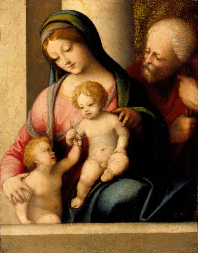 Holy Family with the Infant St. John von Correggio