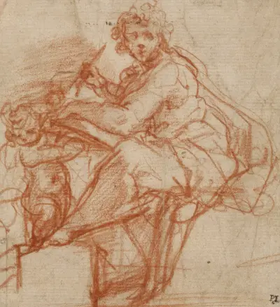 Saint Matthew von Correggio