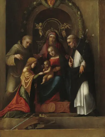 The Mystic Marriage of Saint Catherine, 1510 – Nr. 2 von Correggio