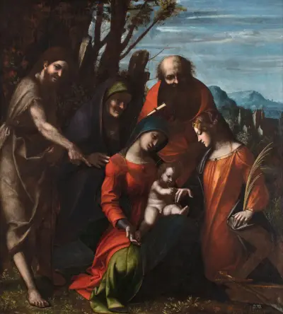 The Mystic Marriage of Saint Catherine, 1510 – Nr. 1 von Correggio