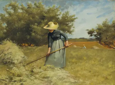 Haytime av Charles Courtney Curran