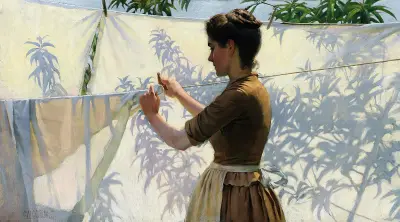 Shadows av Charles Courtney Curran