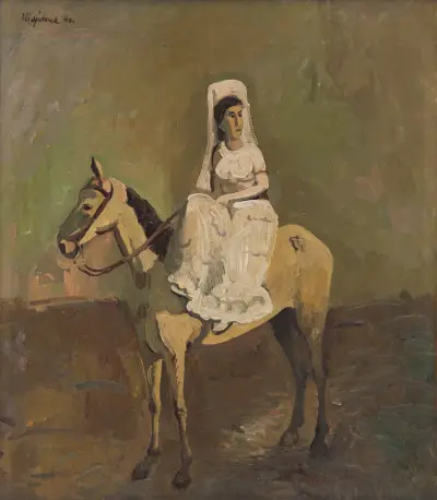 Equestrienne av Cyprián Majerník
