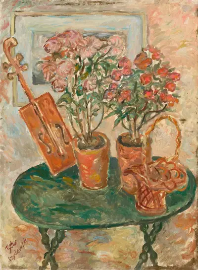 Still life with azaleas von Tytus Czyżewski