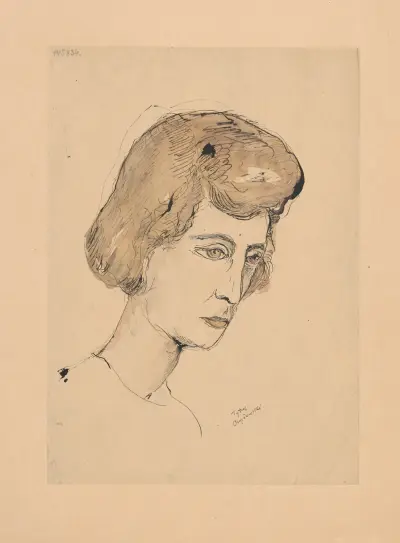 Woman’s head von Tytus Czyżewski