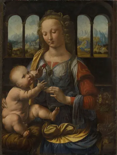 Madonna of the Carnation von Leonardo da Vinci