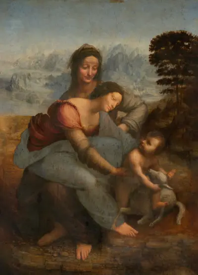 The Virgin and Child with St. Anne von Leonardo da Vinci