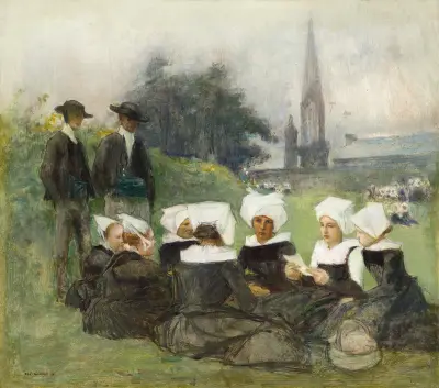 Studium do „Bretonki na odpuście”, Pascal-Adolphe-Jean Dagnan-Bouveret
