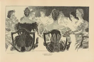 Eine Kabinettssitzung von Charles Dana Gibson