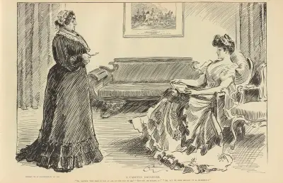 Eine aufmerksame Tochter von Charles Dana Gibson