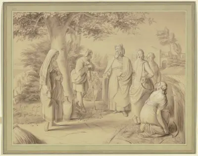 Boas and Ruth, Moritz Daniel Oppenheim
