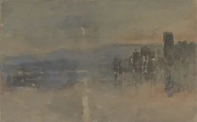 Moonlight Landscape av David Cox