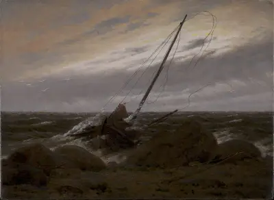Efter stormen av Caspar David Friedrich