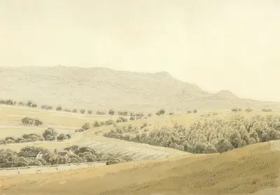 Höglandet av Caspar David Friedrich