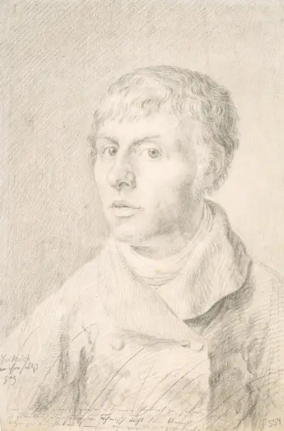 Självporträtt av Caspar David Friedrich
