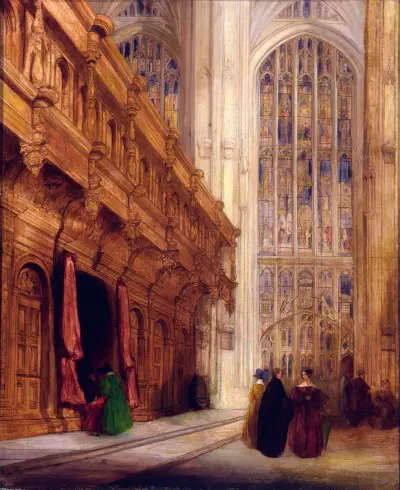 King’s College Chapel–Cambridge av David Roberts