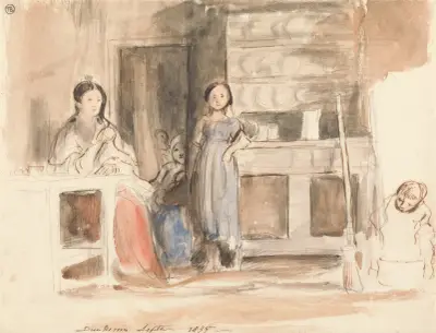 Scena kuchenna; Dunkerrin, wrzesień 1835, Sir David Wilkie