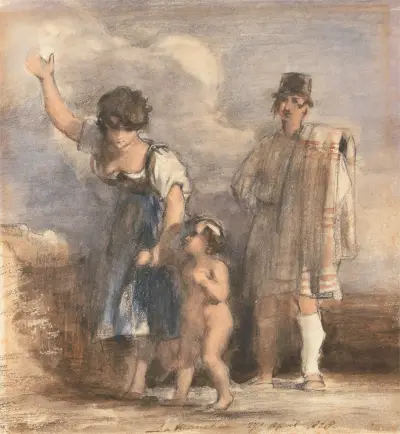 La Mancha av Sir David Wilkie