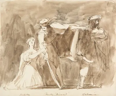 Scena z Quentina Durwarda, Sir David Wilkie