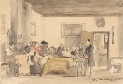 Studium do „Odczytania testamentu”, Sir David Wilkie