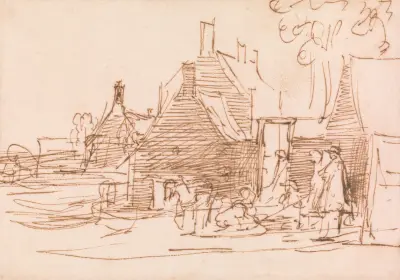 Dwór pastora w Cults w Fife; dawny dom artysty, Sir David Wilkie
