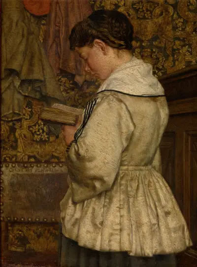 Žena čtoucí, 1872, Henri de Braekeleer