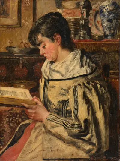Čtoucí žena, 1881 – Nr. 1, Henri de Braekeleer