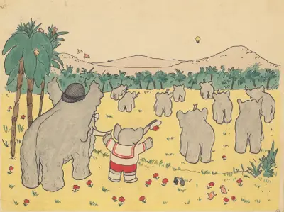 Le voyage de Babar Pl.03 av Jean de Brunhoff