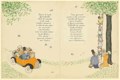 Les vacances de Zéphir Pl.04 av Jean de Brunhoff