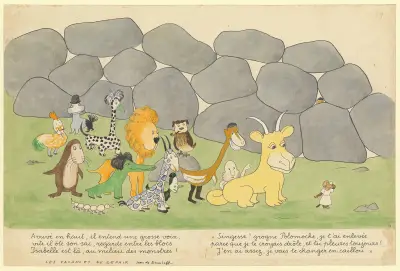 Les vacances de Zéphir Pl.21 av Jean de Brunhoff