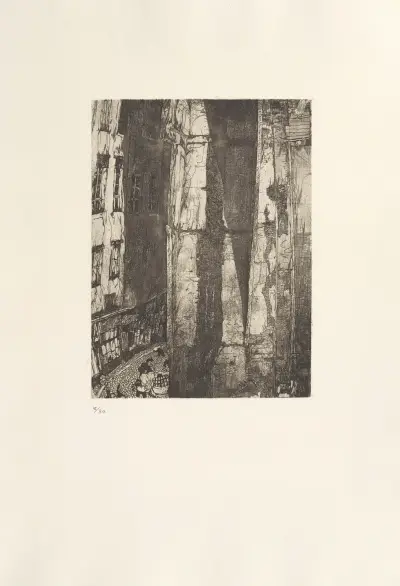 Old Street in Paris (Old Paris) av Jules De Bruycker