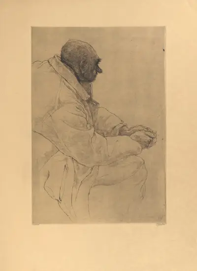 Portrait of Jacobus Alijn, 1921 – nr 2 av Jules De Bruycker