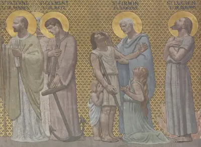 Procesí svatých mučedníků 2, Pierre Puvis de Chavannes