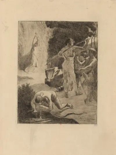 Svatý Šebestián, Pierre Puvis de Chavannes