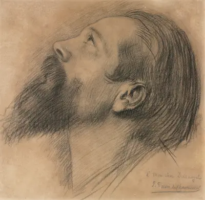 Study for the Frieze of Sainte Geneviève av Pierre Puvis de Chavannes