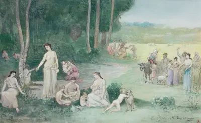 Léto, 1873, Pierre Puvis de Chavannes