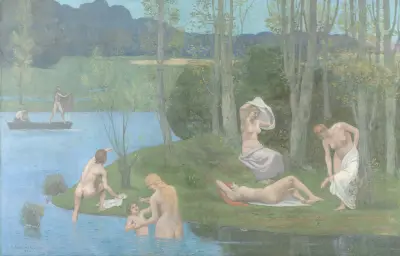 Summer, 1891 av Pierre Puvis de Chavannes