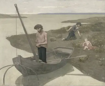 Chudý rybář, Pierre Puvis de Chavannes