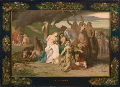 Válka, Pierre Puvis de Chavannes