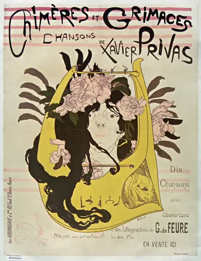 Chiméres et Grimaces Chansons de Xavier Privas, Georges de Feure