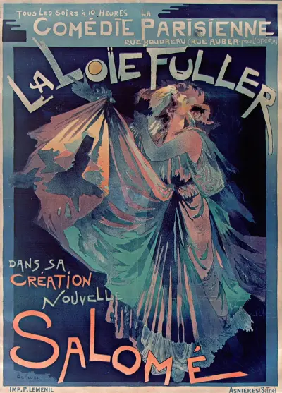 Comedie Parisienne, La Loïe Fuller Dans Sa Création Nouvelle, Salomé, Georges de Feure