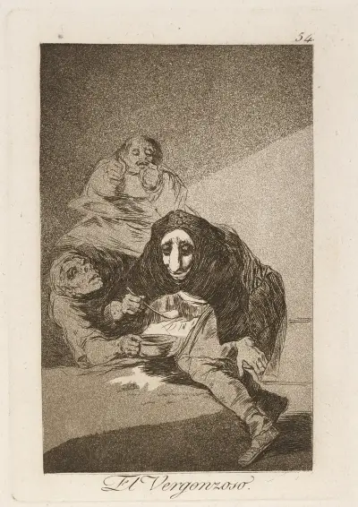 El Vergonzoso von Francisco de Goya