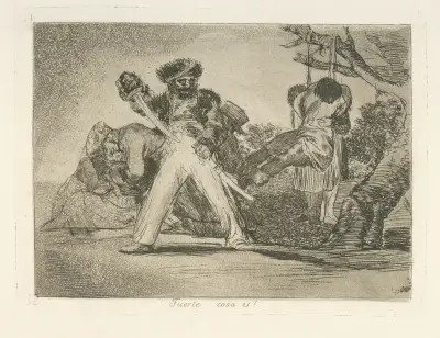 Fuerte cosa es! av Francisco de Goya