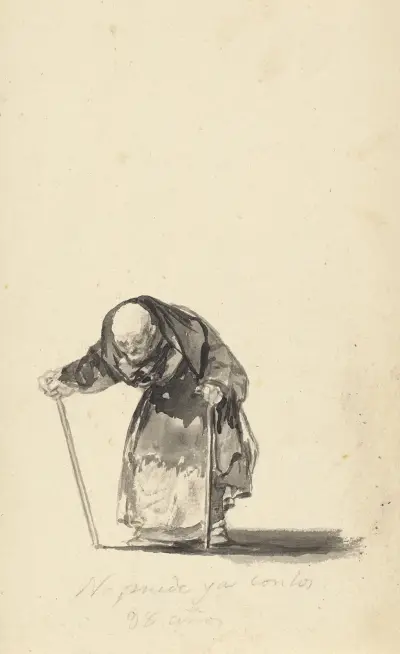 Nie ma już sił w wieku dziewięćdziesięciu ośmiu lat, Francisco de Goya