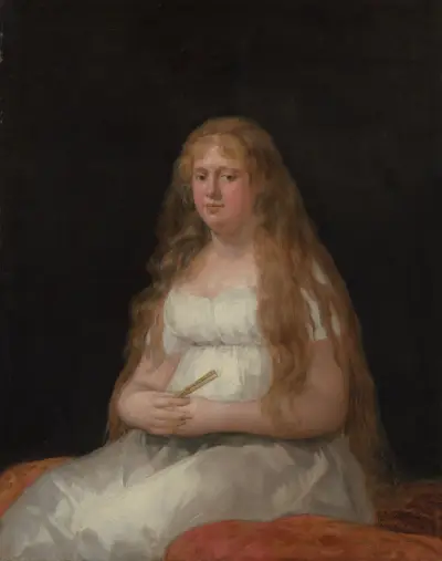 Josefa de Castilla Portugal y van Asbrock de Garcini (1775–about 1850) av Francisco de Goya
