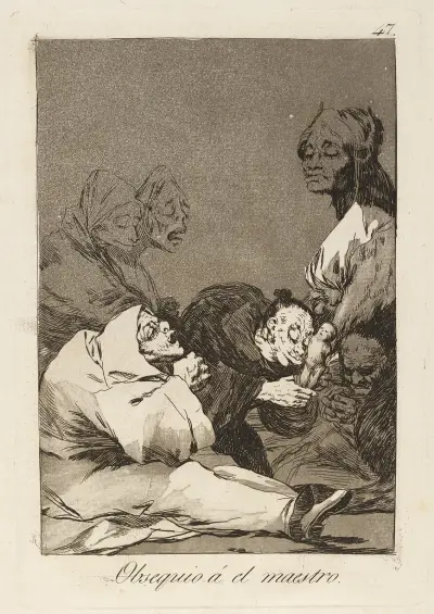 Geschenk an den Meister von Francisco de Goya