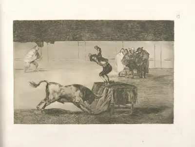 Další jeho šílenství na stejném náměstí, Francisco de Goya